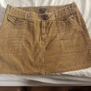 Size 4 American eagle corduroy tan skirt